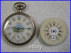 1892-3 WALTHAM RIVERSIDE 20 Year Case, S16 15J, Fancy Dial POCKET WATCH +1