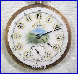 1892-3 WALTHAM RIVERSIDE 20 Year Case, S16 15J, Fancy Dial POCKET WATCH +1