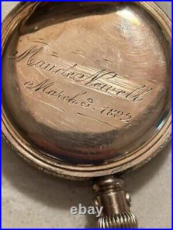 1892 Dueber Pocket Watch Case No Movement 16 Hunting