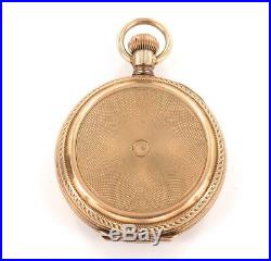 1892 Elgin 14k Gold Case 6s 11j Pocket Watch, Scarce Only 84,000 Made