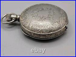 1892 US Watch CO Pocket Watch Model 1889 Gilt Hunter Case 7j 6s Antique Grade 66