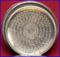 1892 Waltham PS Bartlett 1883 18s 17j Pocket Watch Coin Silver Case RUNS