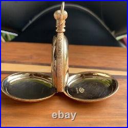 1893 Elgin Grade 126 18S 15J Stag Case Fancy Gold Filled Hunter -Absolutely Mint