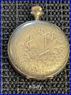 1894 Elgin Pocket Watch 6s Grade 117 Model 2 Gold Filled Hunter Case 7j Repair