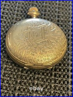 1894 Elgin Pocket Watch 6s Grade 117 Model 2 Gold Filled Hunter Case 7j Repair