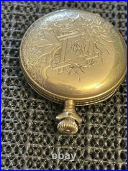1894 Elgin Pocket Watch 6s Grade 117 Model 2 Gold Filled Hunter Case 7j Repair