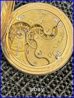 1894 Elgin Pocket Watch 6s Grade 117 Model 2 Gold Filled Hunter Case 7j Repair