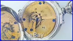 1895 Elgin Hunting Hunter coin silver Case 18 size 7J pocket watch