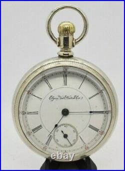 1895 Elgin Model 5 18s 17j Pocketwatch Moseley Regulator Fahys Case Needs Work
