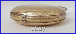 1896 Elgin Pocket Watch 16s 7j Gr 114 J Boss 15yrs GF Hunt Case Fancy Dial Runs