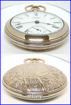 1896 Waltham 18 Size, Seven Jewels, Beautiful Case, Just Restored. Outstanding