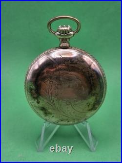 1896 Waltham Crescent St 17 Jewel 18s Pocket Watch Runs Gold Filled Case 17j