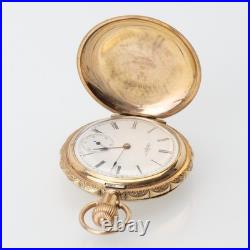 1897 Elgin Model 2 Grade 133 6s 15J Pocket Watch Nice Gold Filled Case Project