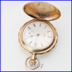 1897 Elgin Model 2 Grade 133 6s 15J Pocket Watch Nice Gold Filled Case Project