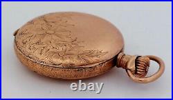 1897 WALTHAM Mixed Run 15J and 7J Gr Seaside 0s Gold Filled Hunter Pocket Watch