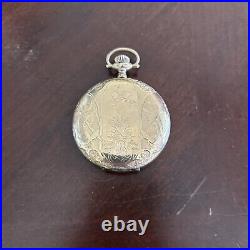 1897 Waltham Fancy Hunter Case Pocket Watch-Very Nice Untested