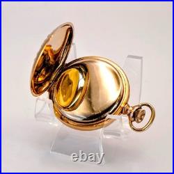 1898 Elgin Dress Ladies Pocket Watch 0s 15J Grade 129 Fancy Case & Dial 14K GF