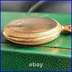 1898 Illinois Sangamo 23 Jewels 16S Two Tone Hunter Case Pocket Watch Scarce