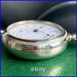 1898 Rockford Grade 935 18S 17 Jewels Oresilver Case Pocket Watch Serviced
