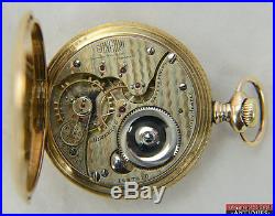 1899 Illinois 23J Sangamo 16s Getty 14K Gold Multi-Color Diamond Hunters Case