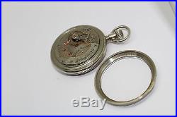1899 Illinois Bunn Special 18S 21j RR Grade Pocketwatch Running Salesman's Case