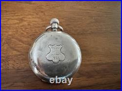 1899 Paul Buhre Antique Russian Imperial Silver Pocket Watch Enamel Dial Working
