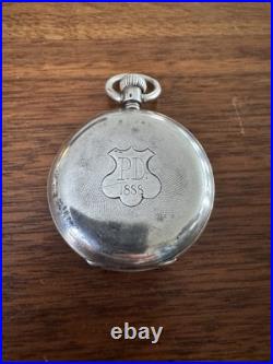 1899 Paul Buhre Antique Russian Imperial Silver Pocket Watch Enamel Dial Working