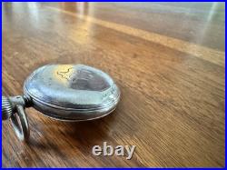 1899 Paul Buhre Antique Russian Imperial Silver Pocket Watch Enamel Dial Working