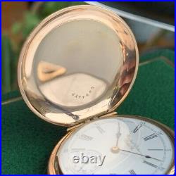 1899 U. S. Watch Co. 6S Fancy Guilloche Gold Filled Hunter Case Pocket Watch