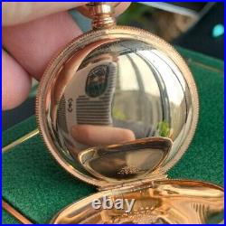 1899 U. S. Watch Co. 6S Fancy Guilloche Gold Filled Hunter Case Pocket Watch