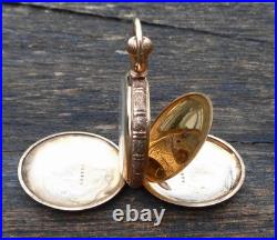 1899 Waltham GF Hunt Case Pocket Watch 6s 15j Gr Seaside Model 1890 Running