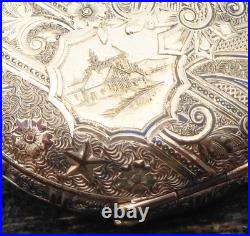 1899 Waltham GF Hunt Case Pocket Watch 6s 15j Gr Seaside Model 1890 Running