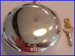 18SZ Elgin, Key Wind Pocket Watch, 4oz coin silver Case-1870-Vintage- Serviced