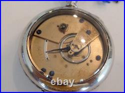 18SZ Elgin, Key Wind Pocket Watch, Display Case-1870-Vintage- Serviced