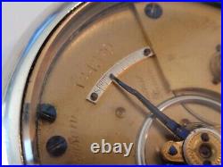 18SZ Elgin, Key Wind Pocket Watch, Display Case-1870-Vintage- Serviced