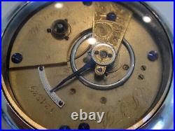 18SZ Elgin, Key Wind Pocket Watch, Display Case-1870-Vintage- Serviced