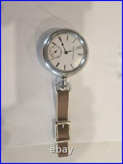 18SZ-Elgin Pocket Watch-+ Fob in DisplayCase, Serviced-15J, Runs Great-1894
