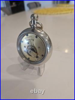 18SZ-Elgin Pocket Watch-+ Fob in DisplayCase, Serviced-15J, Runs Great-1894