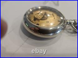 18SZ-Elgin Pocket Watch-+ Fob in DisplayCase, Serviced-15J, Runs Great-1894