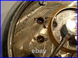 18SZ Elgin Pocket Watch in Display Case-Serviced Keeps Time -17 Jewels