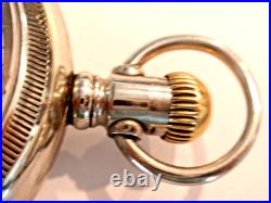 18SZ-Elgin Pocket Watch-with a cut-away Dial, Serviced-7J, Runs Great-1906
