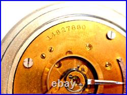 18SZ-Elgin Pocket Watch-with a cut-away Dial, Serviced-7J, Runs Great-1906
