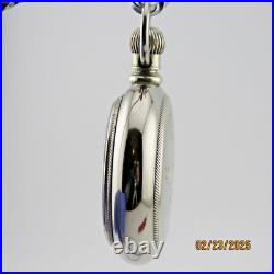 18S, F. Mink (Keystone W. C. Co), with Cowboy. Antique pocket watch case (GS-13)