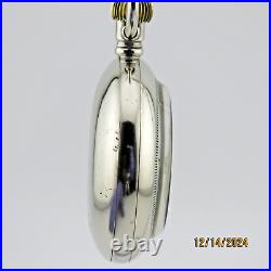 18S Keystone W. C. Co. Antique pocket watch case, withengraved train (PC15)