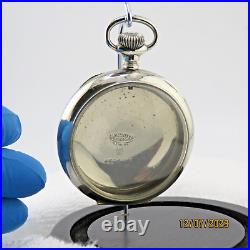 18S Keystone, triple hinge, antique pocket watch case (Y1)