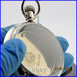 18S Philadelphia, 100% hand engraved train, antique pocket watch case (Y9)
