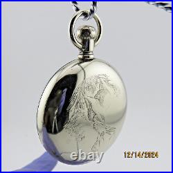 18S Philadelphia, Engraved deer, antique pocket watch case Ca. 1890 (PC13)