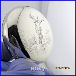 18S Philadelphia, Engraved deer, antique pocket watch case Ca. 1890 (PC13)