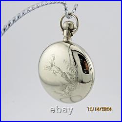 18S, Philadelphia, Stag engraved, antique pocket watch case (PC1)