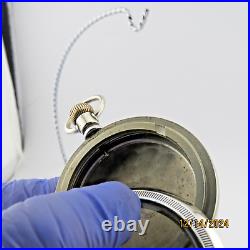 18S, Philadelphia W. C. Co, pocket watch case with Engraved Church Scene (PC9)